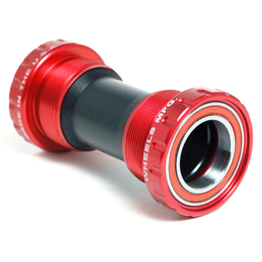 Wheels Manufacturing Threaded MTB Angular Contact Bottom Bracket For 24mm Shimano Cranks