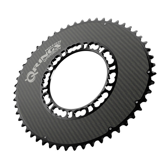 Rotor Qarbon Q-Ring Shimano 4 Bolt Aero Chainring 110BCD