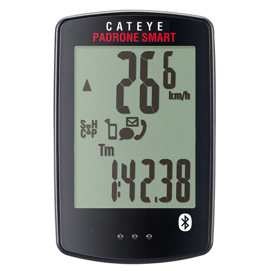 Cateye Padrone Smart Bluetooth Cycle Computer With Heart Rate & Cadence