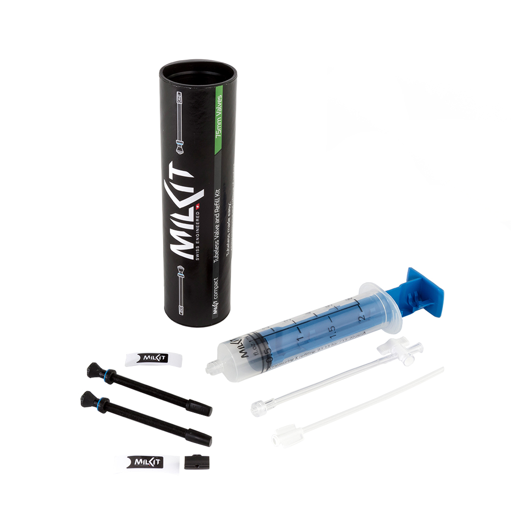MilKit Compact Tubeless Injector Kit With 35mm Valves