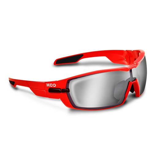 KOO Open Performance Sunglasses With Smoke Mirror Lens