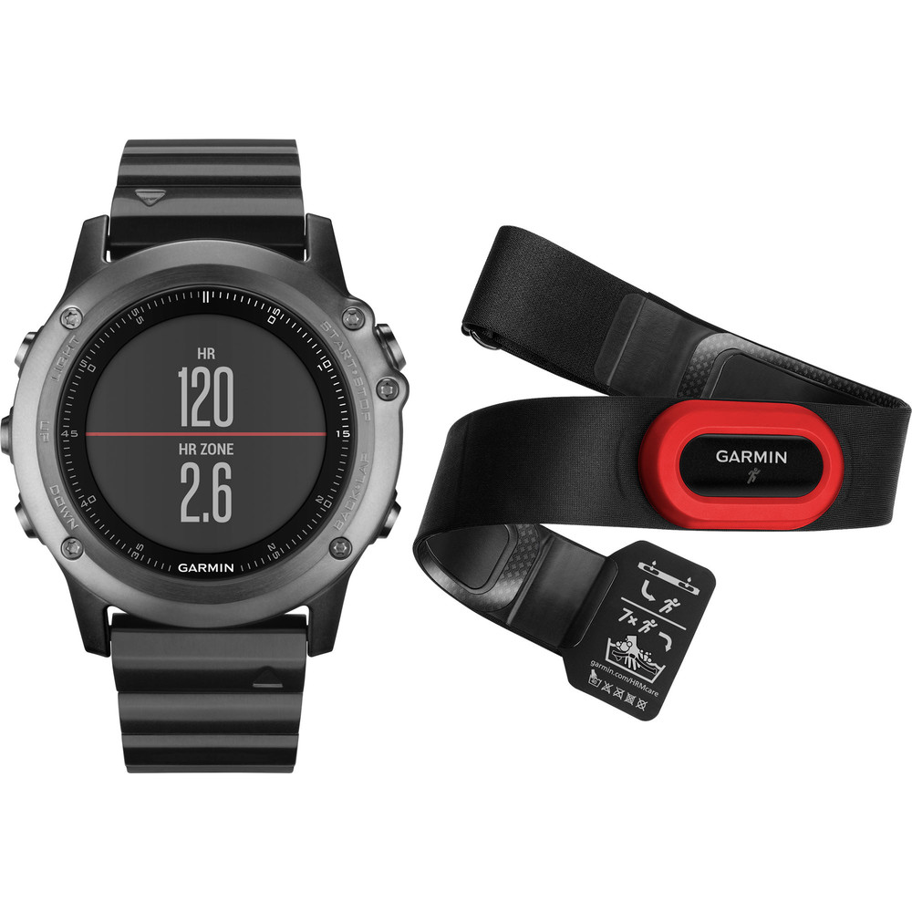 Garmin Fenix 3 Sapphire Wrist HR Performer Bundle