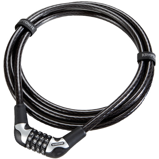Kryptonite Kryptoflex 1230 Resettable Combo Cable + FlexFrame C Bracket