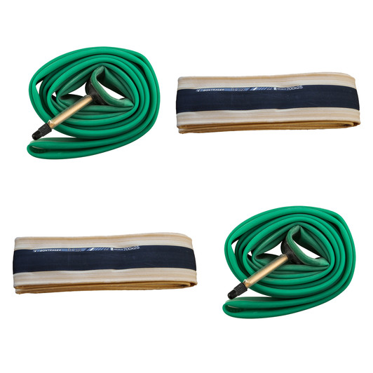 Bontrager R4 320 Hard Case Lite Tyres With XXX Latex Inner Tubes