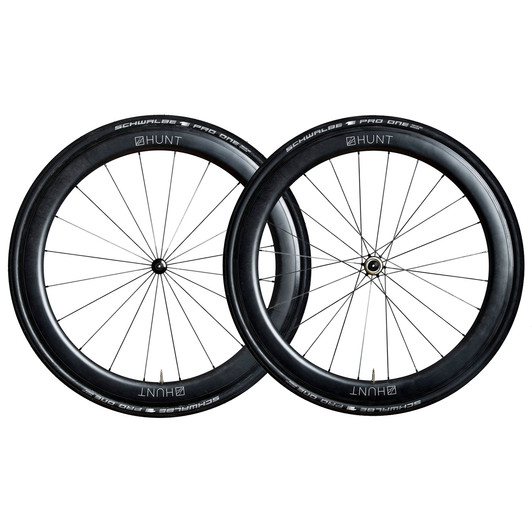 Hunt 50Carbon Wide Aero Carbon Clincher Wheelset