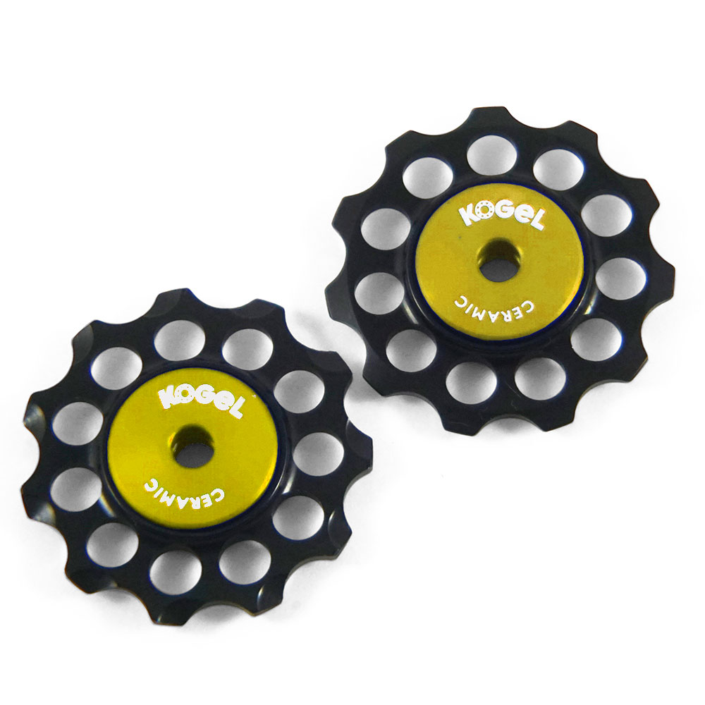 Pulegge Deragliatore Ibrida Ceramica Kogel M9200 12v – Per Bici Da Strada – Rosso