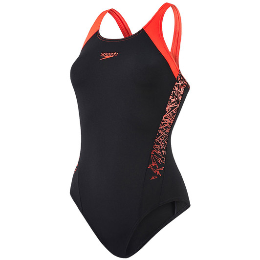 Speedo Boom Splice Womens Muscleback Swimsuit