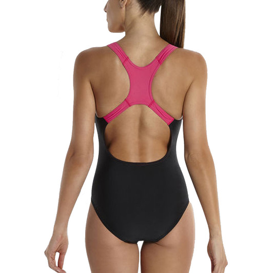 Speedo Logo Medalist Womens Swimsuit