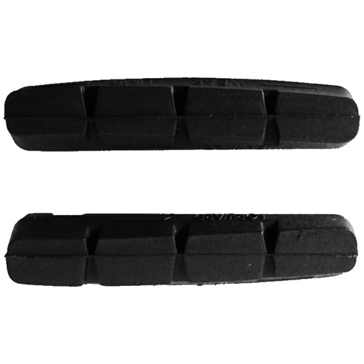 White BRAKCO Brake Shoes For Road Bike 2 Pairs
