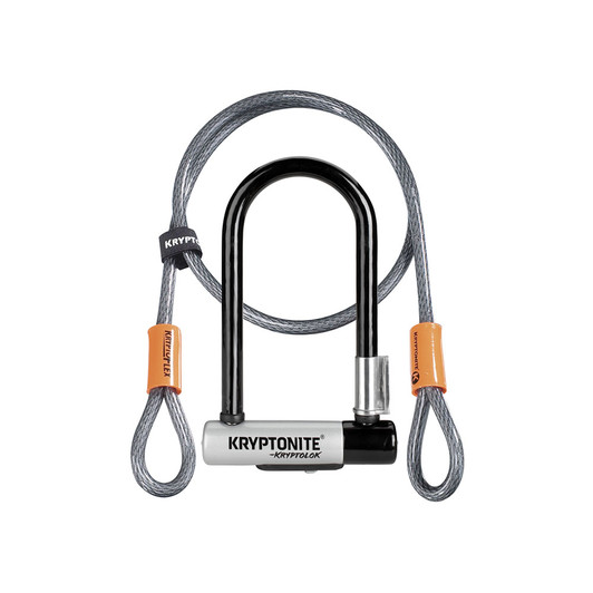 Kryptonite KryptoLok Mini U-lock + FlexFrame Bracket