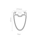 ENVE 3.4 SES G2 Carbon Clincher Ceramic Rear Wheel