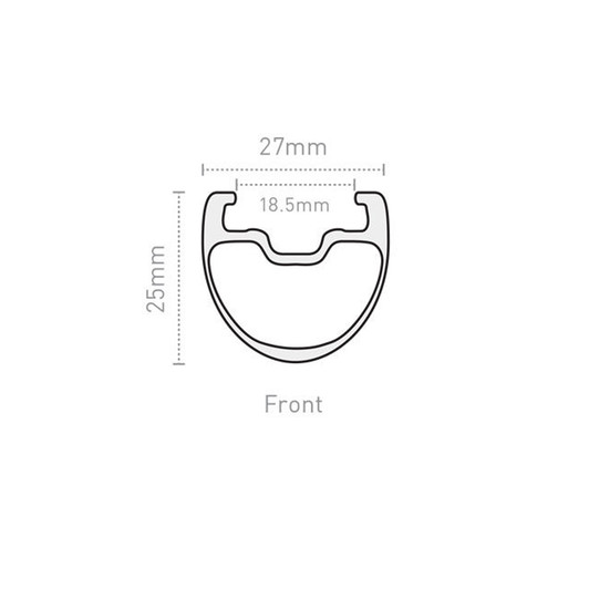 ENVE 25mm SES 2.2 Front Clincher Rim