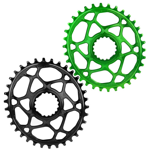 Absolute Black Cannondale Hollowgram Direct Mount MTB Oval Rings