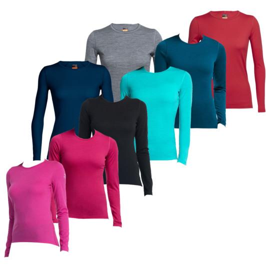 Icebreaker Oasis Long Sleeve Crewe Neck Womens Baselayer
