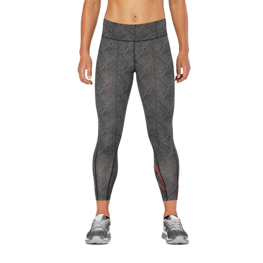 2XU Mid-Rise Print Womens Compression 7/8 Tight