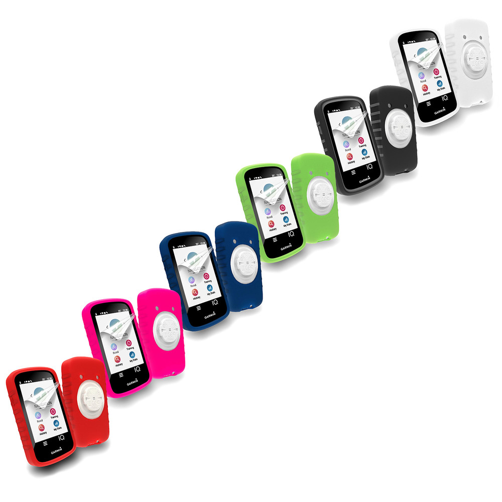Tuff-Luv Silicone Case Cover For Garmin Edge 1030 With Screen Protector