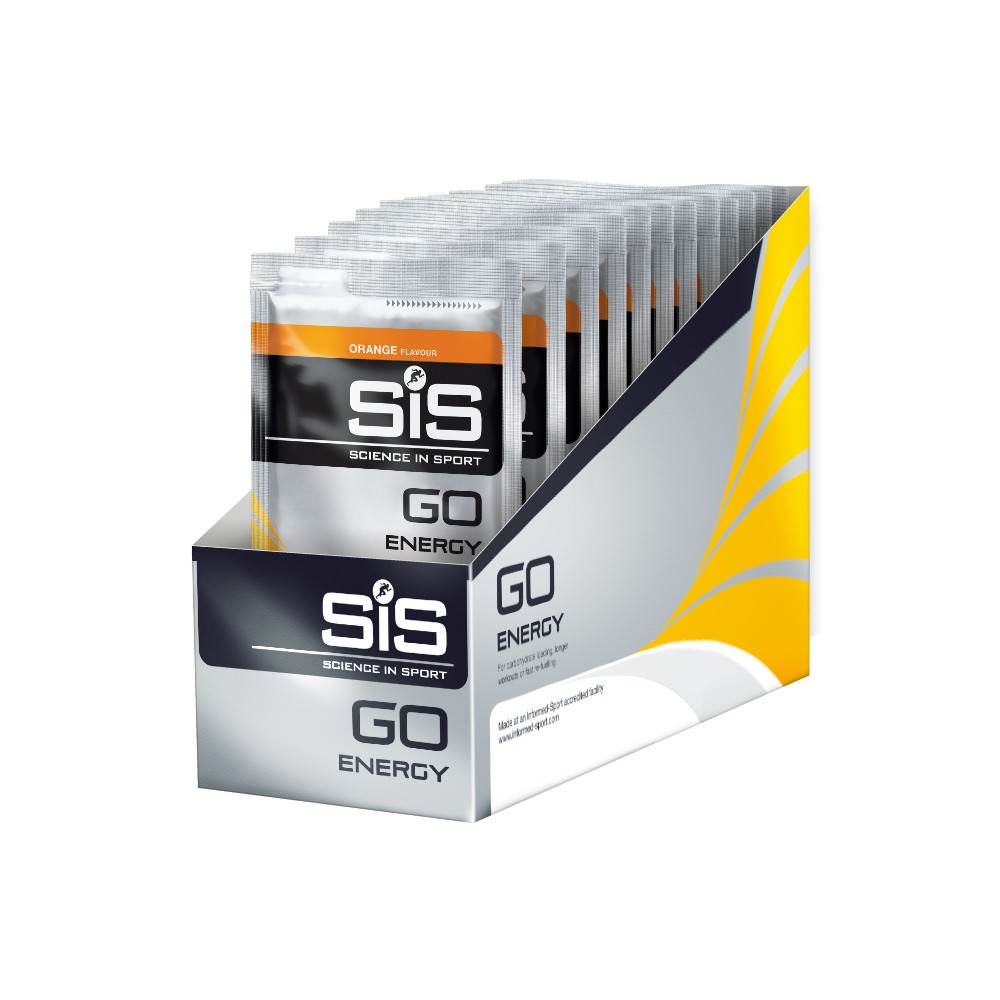 Science In Sport GO Energy Sachet - Box Of 18 X 50g Orange