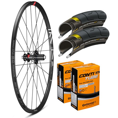 Fulcrum Racing 7 Disc Brake Wheelset With Tyre/Tube Bundle 2018