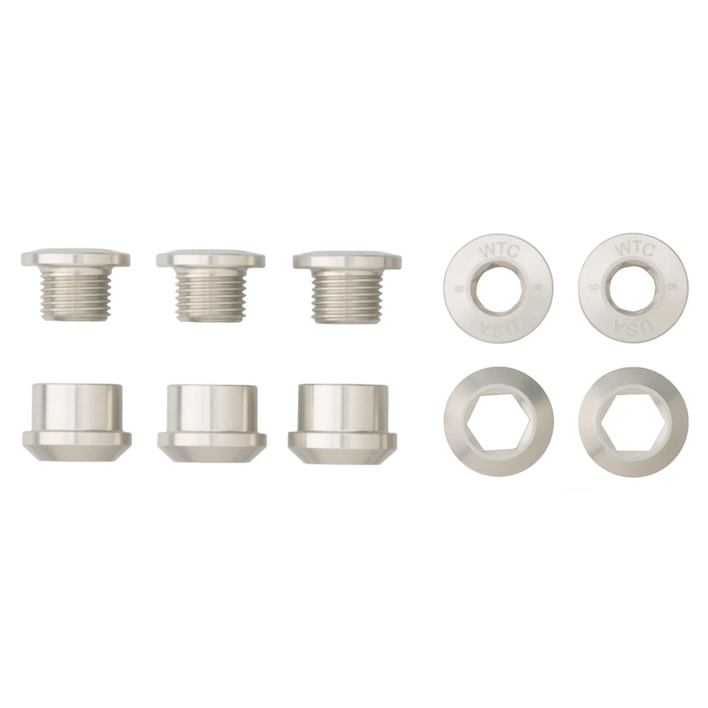 Wolf Tooth Components 1X Chainring Bolts and Nut Set x5