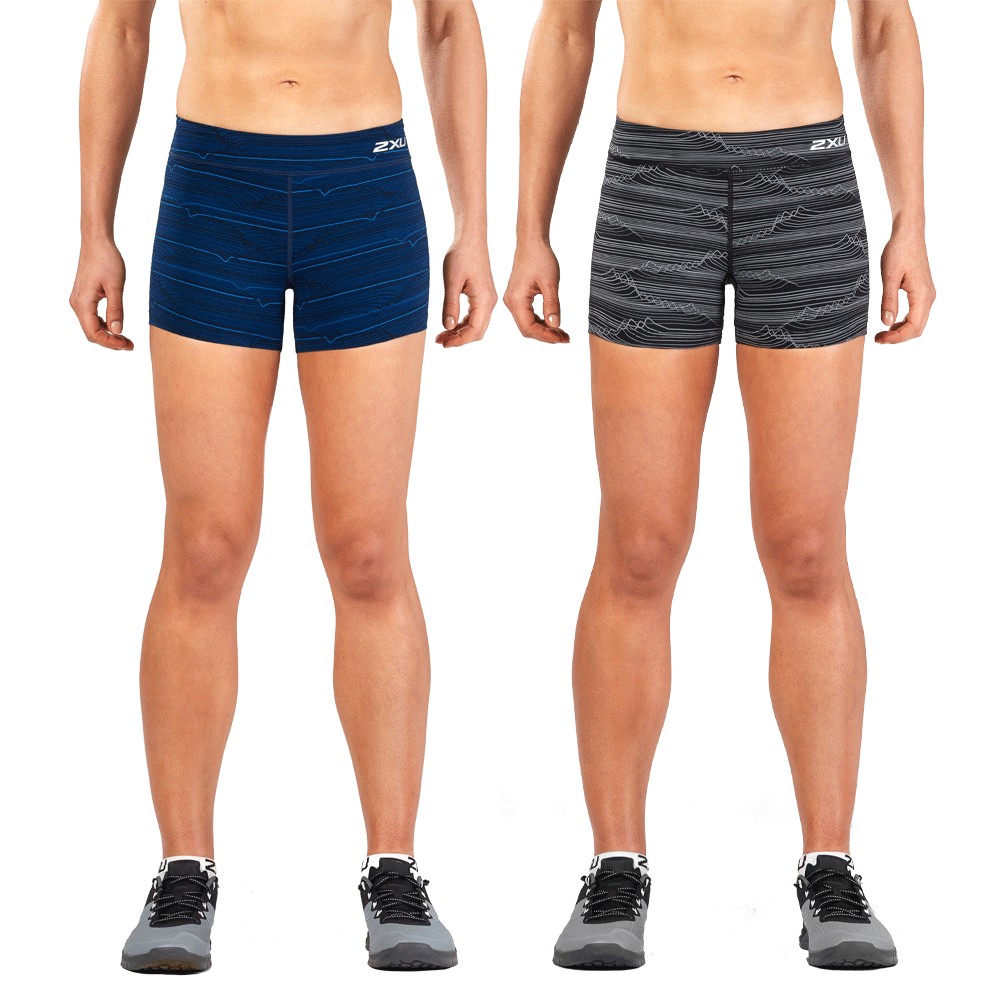 2XU Womens Fitness Compression 4inch Short Sigma Sports