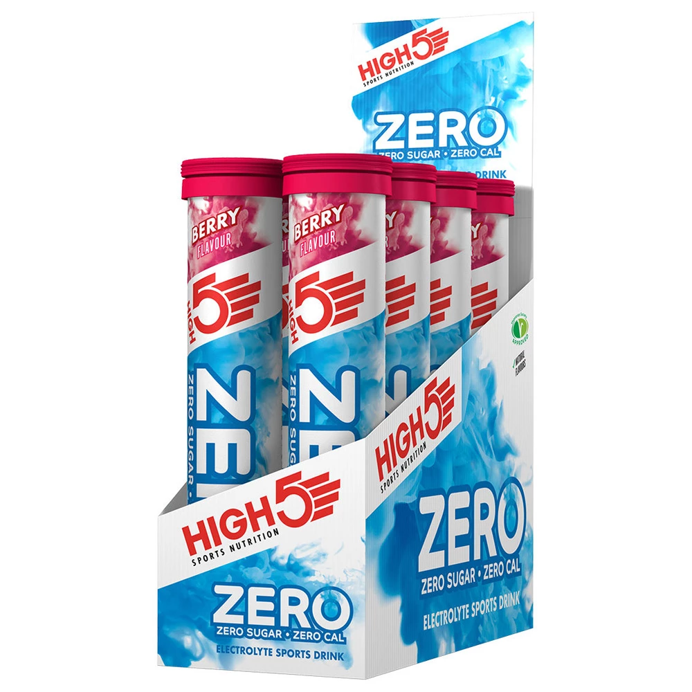 Sigma Sports High5 Zero Electrolyte Tablets Box of 8 Tubes x 20 Tablets | Discount Codes available, easy returns, up to £25 off with Newsletter Signup, FREE Postage over £60