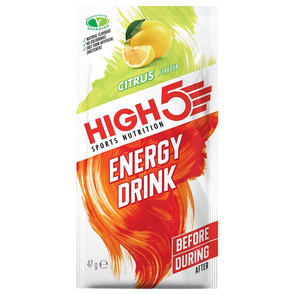 Sigma Sports High5 Energy Drink Sachet 47g | Discount Codes available, easy returns, up to £25 off with Newsletter Signup, FREE Postage over £60