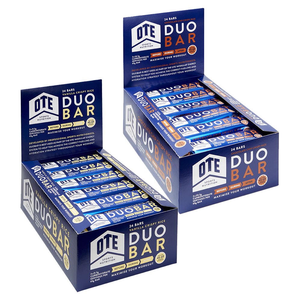 OTE Duo Energy Bar Box 24 x 65g Sigma Sports
