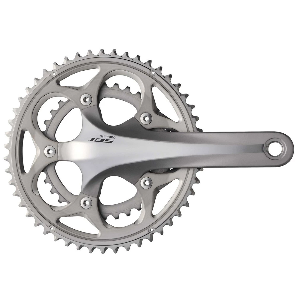 Shimano 105 5700 10-Speed Silver Chainset 53-39 | Sigma Sports