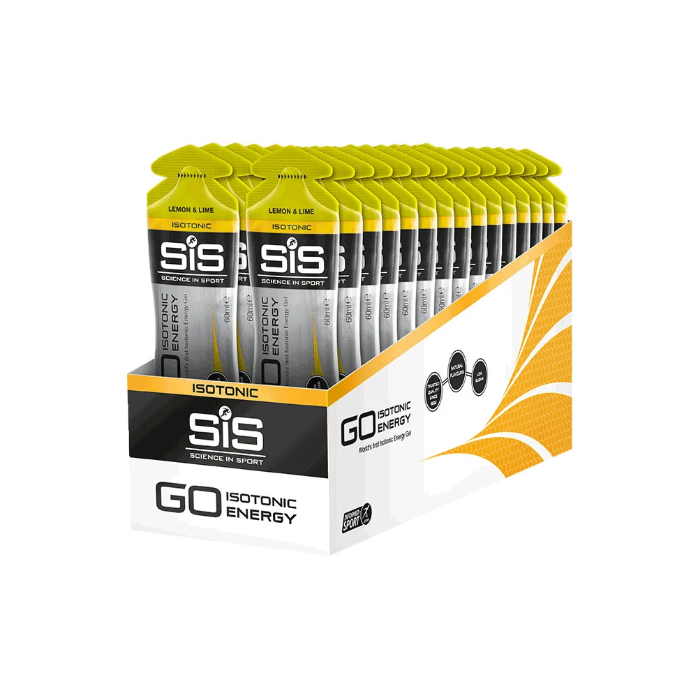 Sigma Sports Science in Sport GO Isotonic Gel - Box of 30 x 60ml Energy Gels | Discount Codes available, easy returns, up to £25 off with Newsletter Signup, FREE Postage over £60