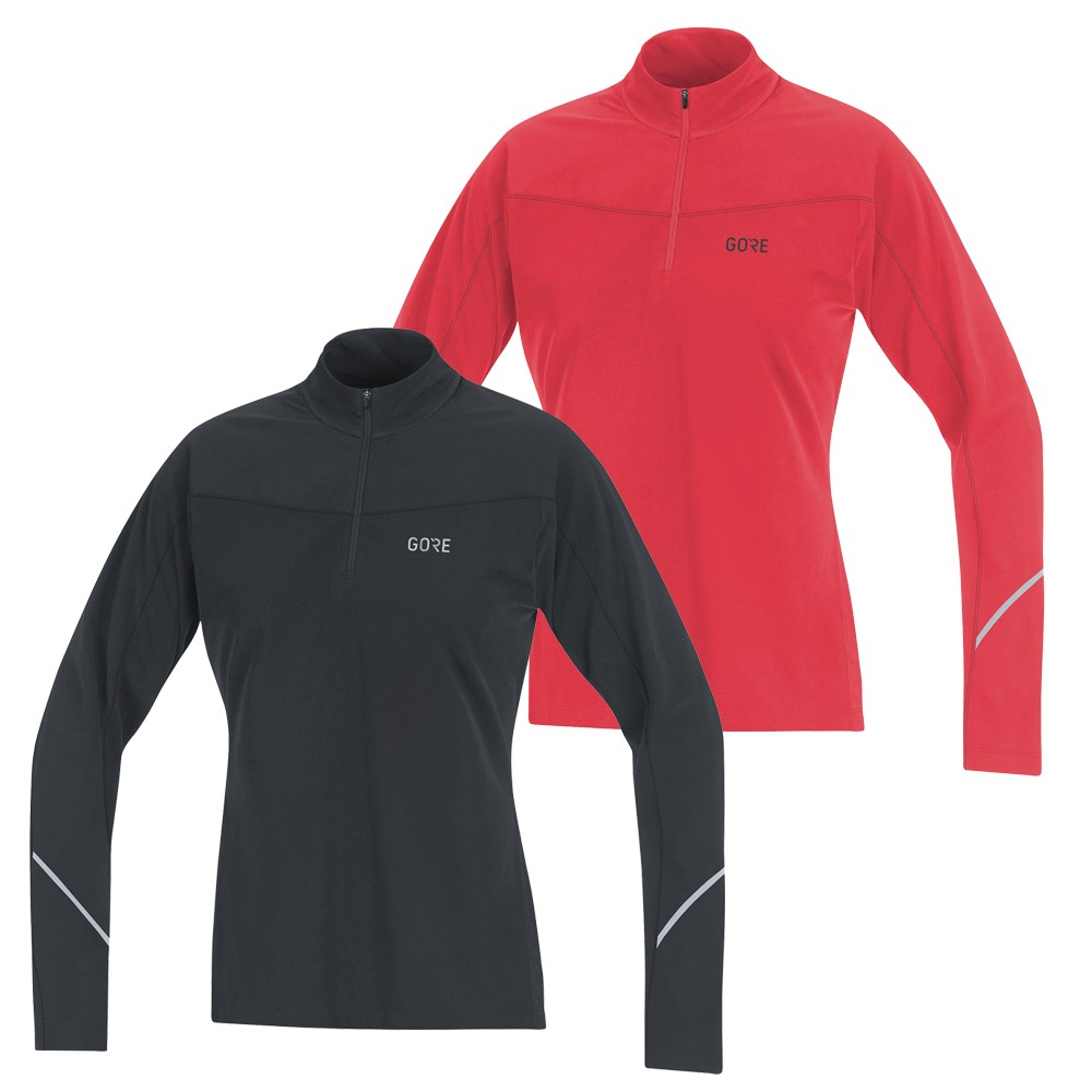 GOREWEAR R3 Womens Thermo Long Sleeve Zipped Running Shirt