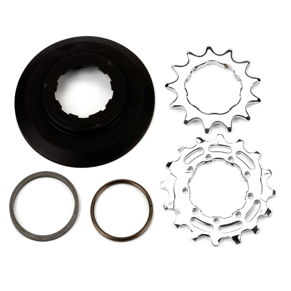 Brompton Sprocket Set & Chain Guide 3/32 9Spline 13/16T (6 Speed