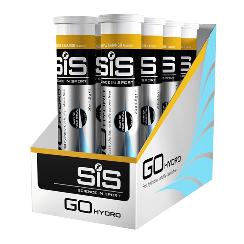 Sigma Sports Science in Sport Go Hydro Tablets Box of 8 | Discount Codes available, easy returns, up to £25 off with Newsletter Signup, FREE Postage over £60