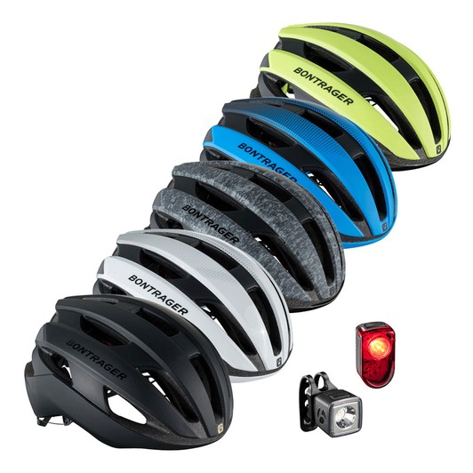 Bontrager Circuit MIPS Road Helmet and Lights Bundle | Sigma Sports