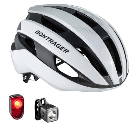 Bontrager Circuit MIPS Road Helmet and Lights Bundle | Sigma Sports