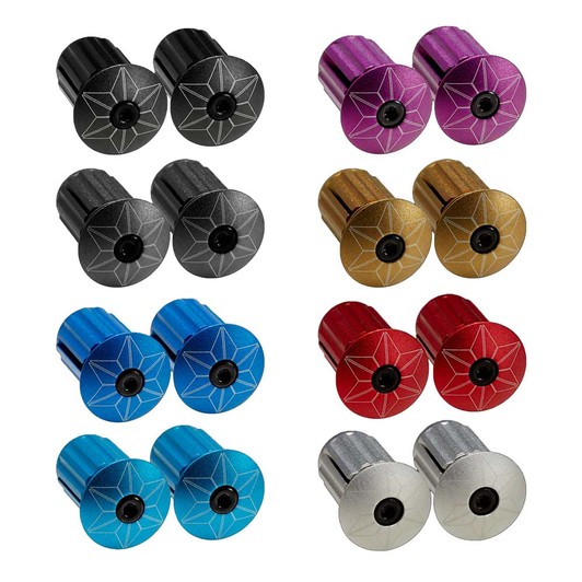 Supacaz Star Plugz Anodised Bar End Plugs Sigma Sports