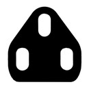 Form Bike Fit 1 Degree 3-Hole Universal Cleat Wedge (Single)