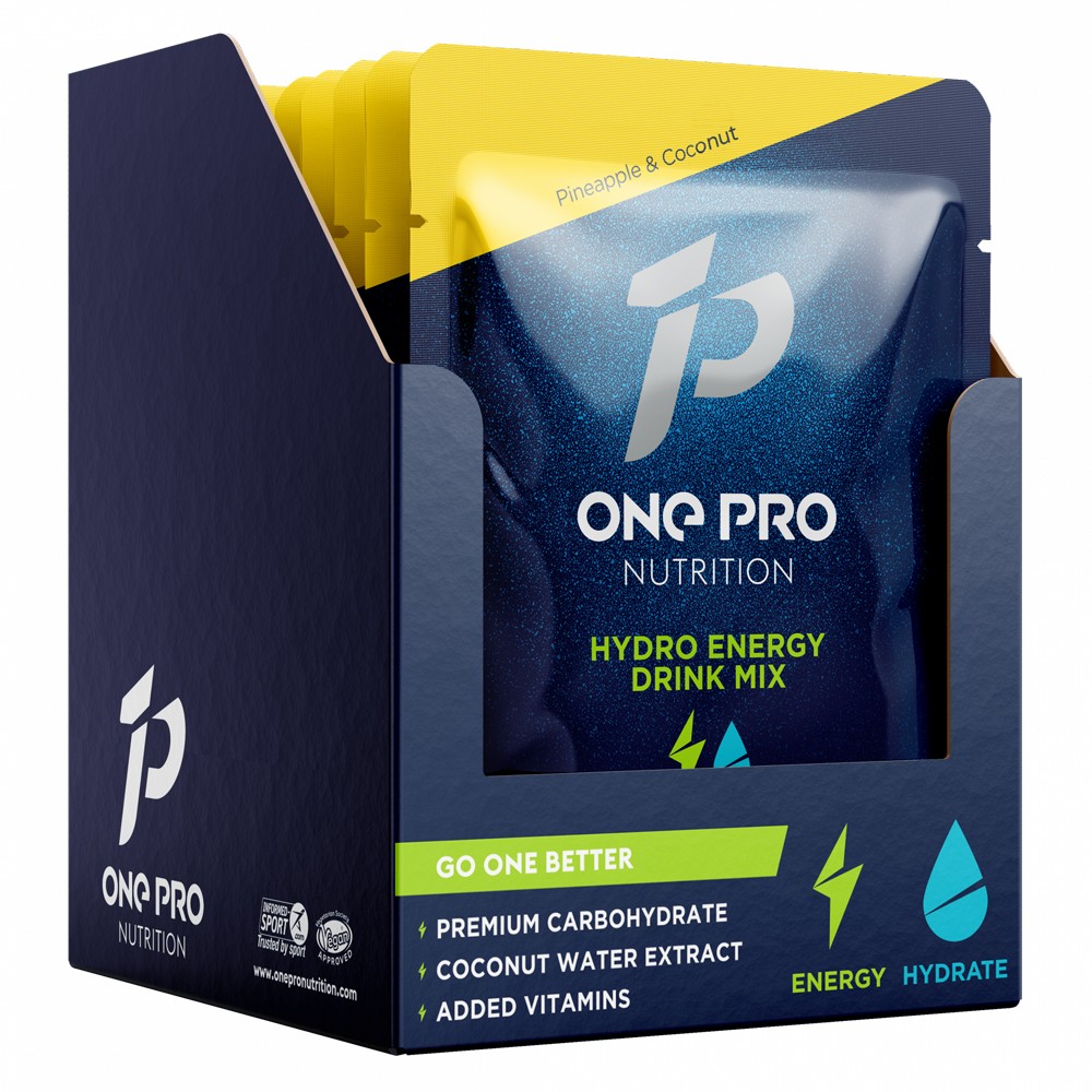 One Pro Nutrition Hydro Energy Drink Mix Box Of 10 X 40g Sigma Sports