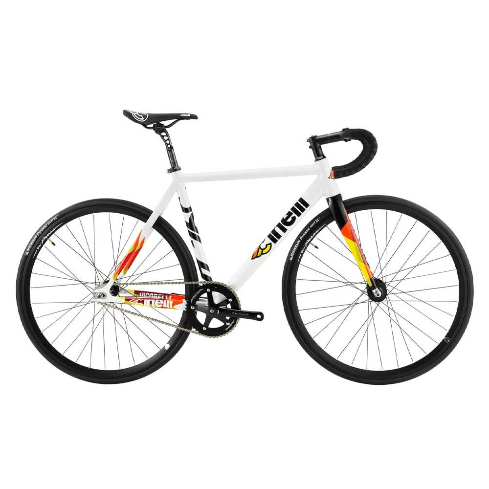 Cinelli Pista 65-Degree Aluminium Track Stem – 31.8mm Clamp, 1-1/8" Steerer – Black – Multiple Lengths Available