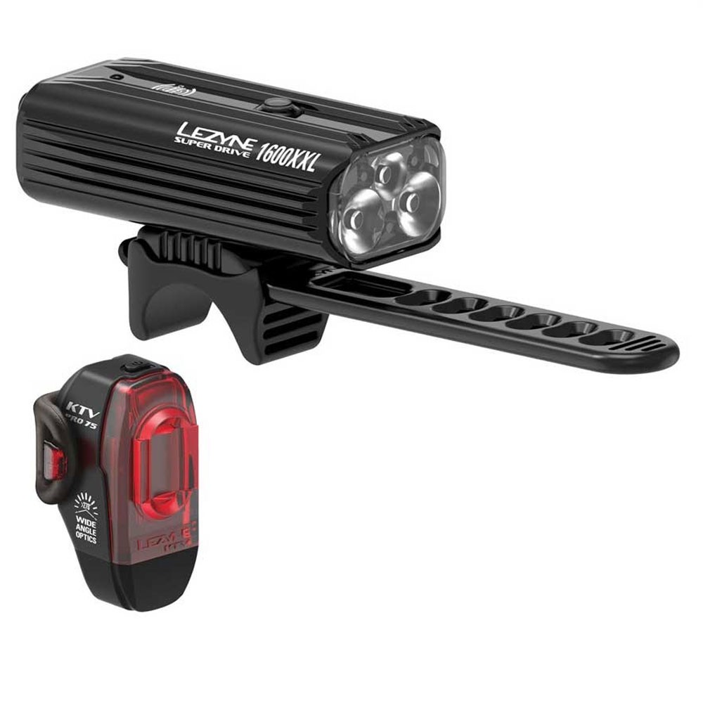 Lezyne Super Drive 1600XXL/KTV Pro Smart Light Set