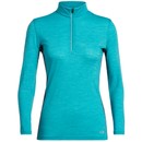 Icebreaker Amplify Half Zip Long Sleeve Womens Running Top