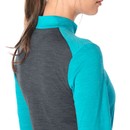 Icebreaker Amplify Half Zip Long Sleeve Womens Running Top