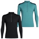 Icebreaker Amplify Half Zip Long Sleeve Running Top