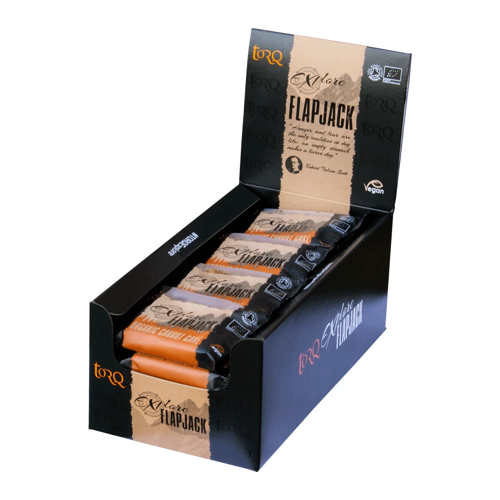Sigma Sports TORQ Explore Flapjack Box of 20 x 65g | Discount Codes available, easy returns, up to £25 off with Newsletter Signup, FREE Postage over £60