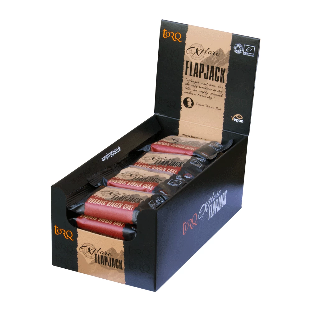 Sigma Sports TORQ Explore Flapjack Box of 20 x 65g | Discount Codes available, easy returns, up to £25 off with Newsletter Signup, FREE Postage over £60
