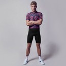 Black Sheep Cycling Predator Prey LTD Neon Zebra Short Sleeve Jersey