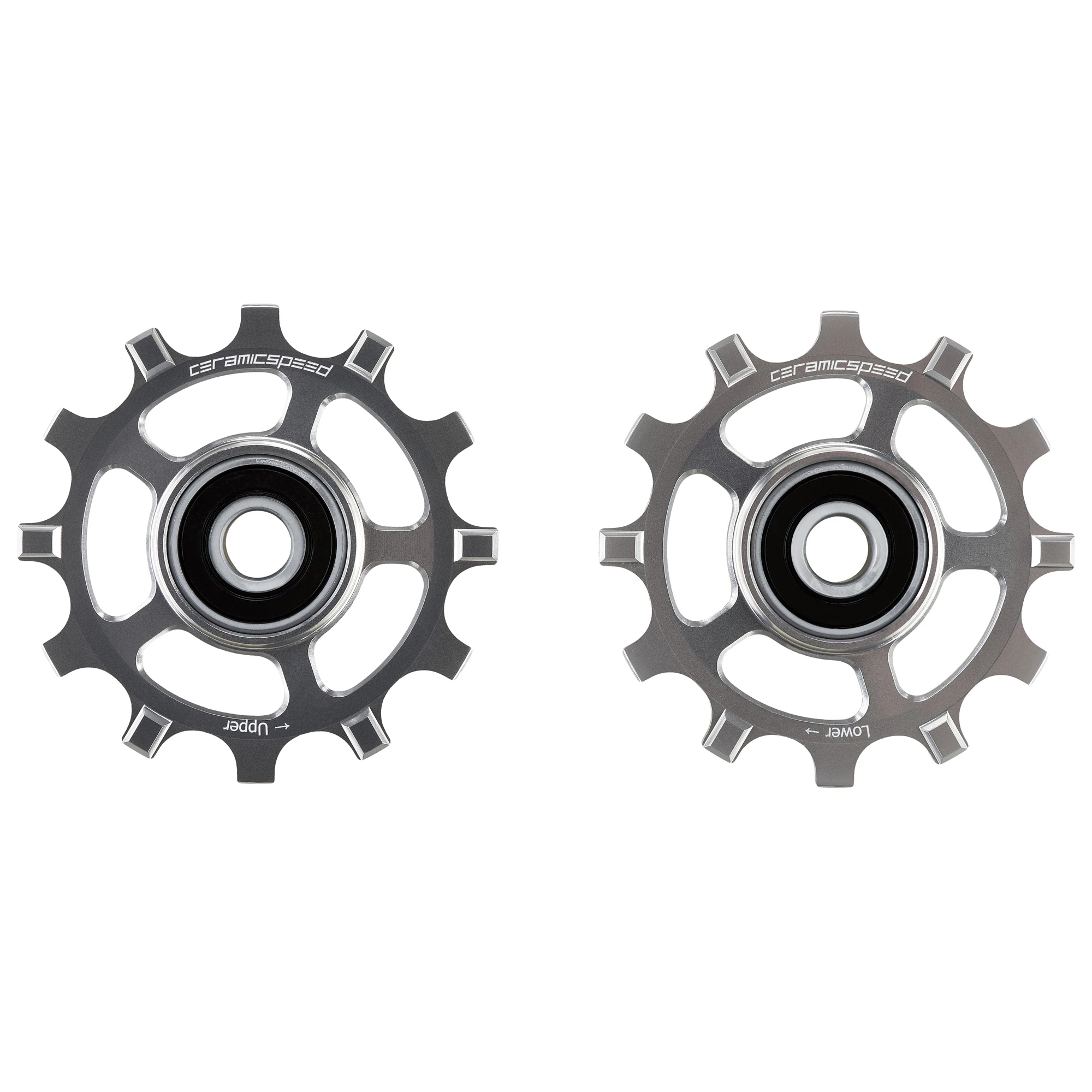 CeramicSpeed SRAM 1-11-Speed MTB Coated Pulley Wheels Silver Ltd