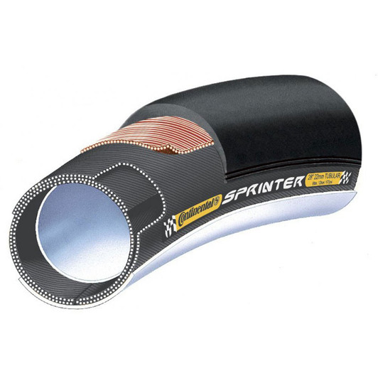Continental Sprinter Tubular Tyre Black 700x22