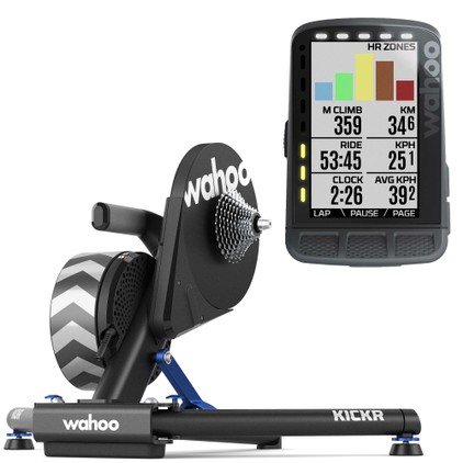 Wahoo Kickr Elemnt Roam Gps Indoor Smart Training Bundle Sigma
