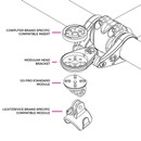 76 Projects TT Modular Wahoo Computer Mount