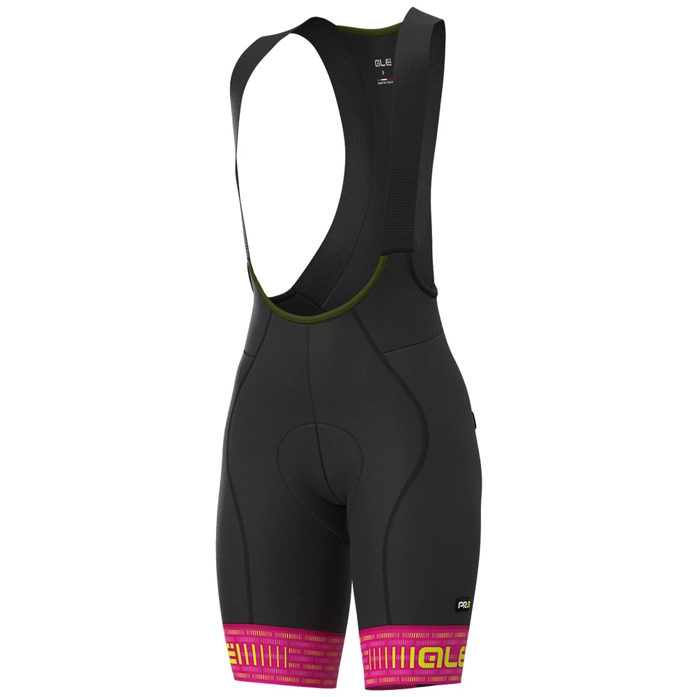 Alé green road lady bib shorts clearance